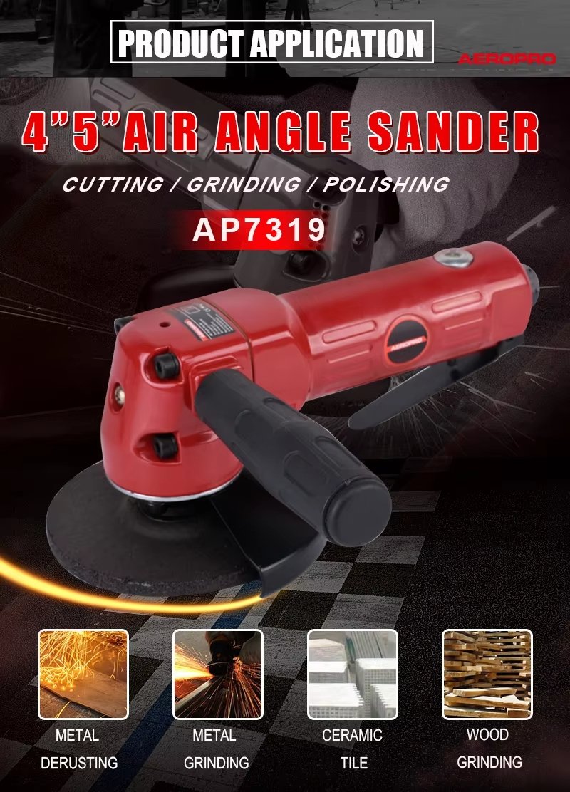 AIR ANGLE GRINDER 4” OR 5" AP7319 AEROPRO - Image 5