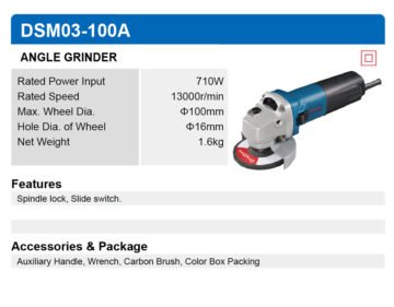 ANGLE GRINDER DSM03-100A