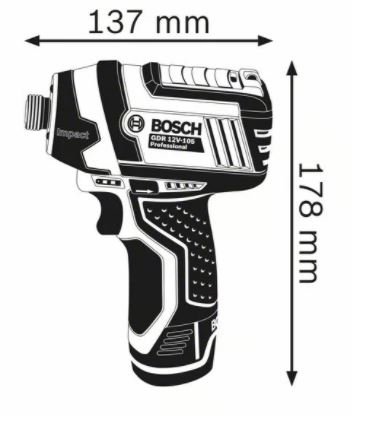 Bosch Impact Drill Driver GDR 12 Vli specification sheet
