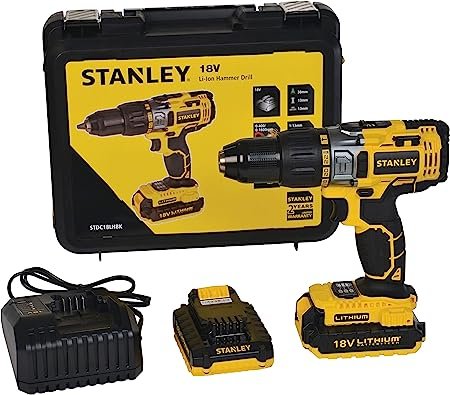CORDLESS HAMMER DRILL STANLEY STDC18LHBK-B5 PT-18V LI-ION - Image 2