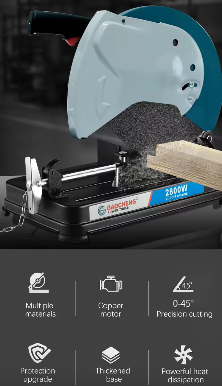 355MM CUT-OFF MACHINE GC-LG355G 2800W GAOCHENG - Image 4