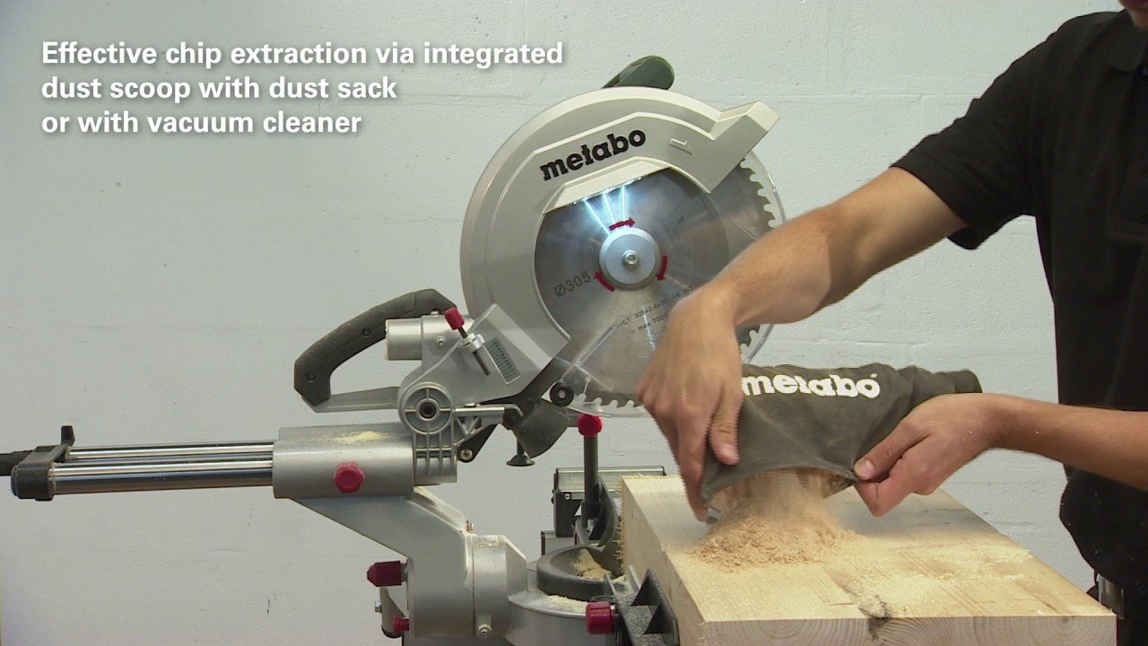 MITRE SAW METABO KGS254 M 240V specification sheet