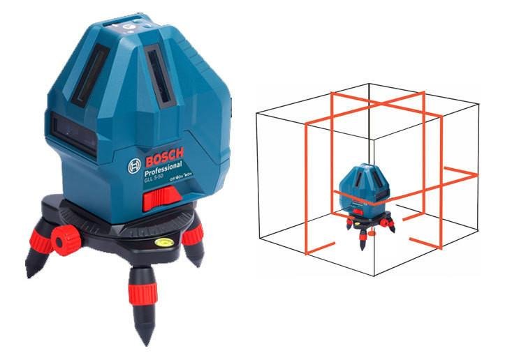 Bosch Laser Level GLL 5-50X Red 5 Lines - Image 2