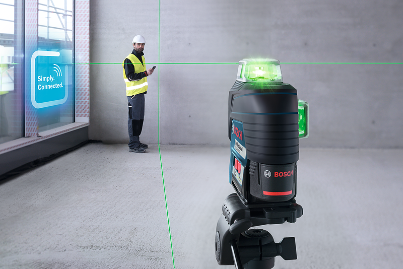 Bosch Laser Level GLL 3-80CG 3 x 360° Bold Green Lines - Image 4