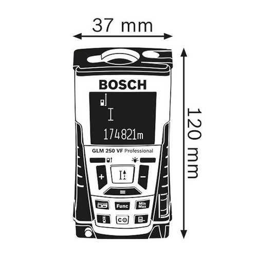 Bosch Laser Distance Measurer GLM 250 VF - Image 3