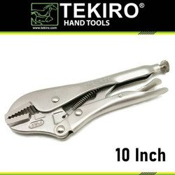 Locking Grip Pliers Straight Tekiro 10`` LG 0768
