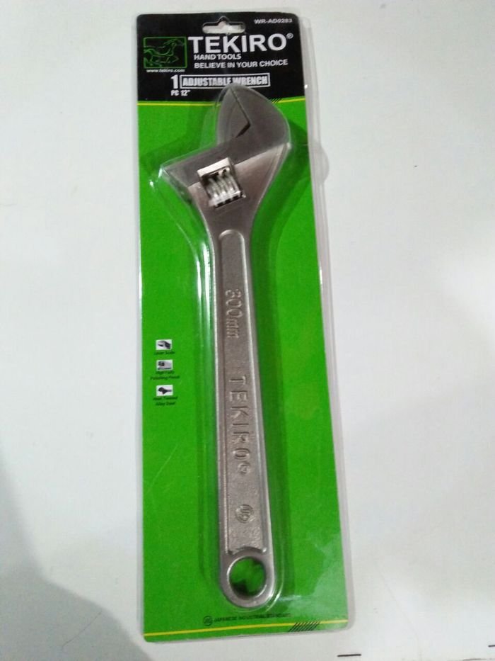 Adjustable Wrench 10`` Tekiro AD 0282 Spanner specification sheet