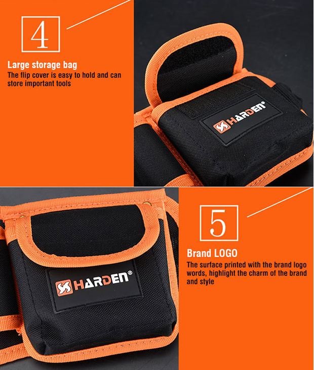 Tool Bag 520511 Harden specification sheet