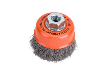 75mmXM14x2.0 Cup Wire Brush With Nut 611502 Harden