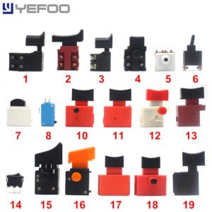 SWITCHES FOR ALL POWER TOOLS POWER TOOL SWITCH specification sheet