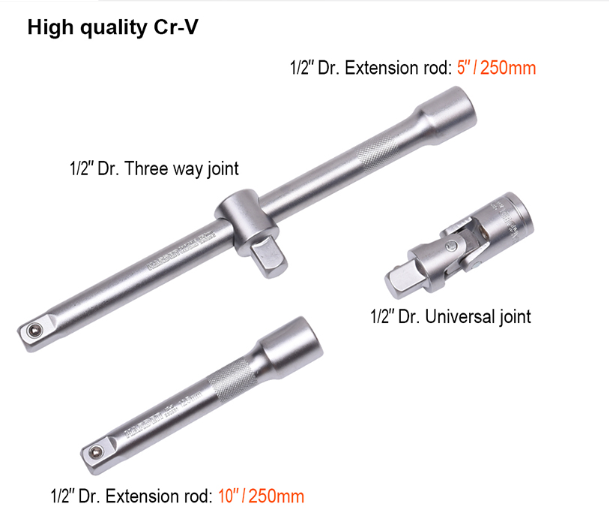 BOX SOCKET SET 1/2`` 23PCS 510423 HARDEN specification sheet