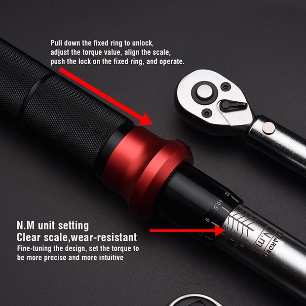 Torque Wrench Harden 538121, 538131 specification sheet