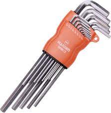 13Pcs Inch Long Hex Key Wrench 540613 Harden