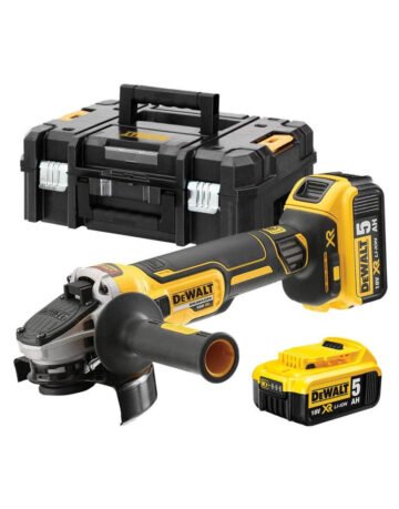 Dewalt Rechargeable Angle Grinder 5" , 18V, 5Ah, Brush less OGD-DCG405P2-GB