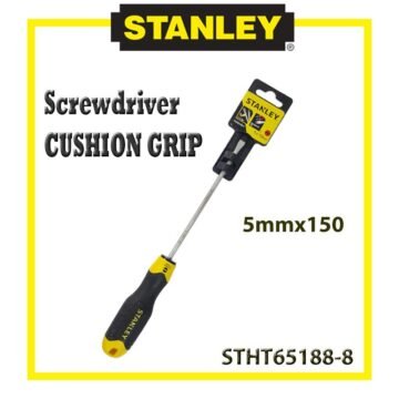 STANLEY STANDARD SCREWDRIVER CUSHION GRIP 5mmx150 (STHT65188-8)