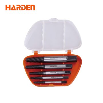 5Pcs Coarse Thread Screw Extractor Set 610555 Harden