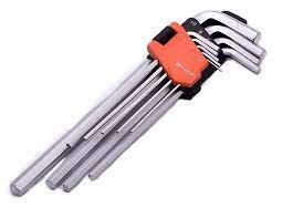 HEX KEY SET 9PCS LONG 540605 HARDEN