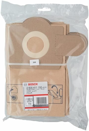 Dust Bag for PAS 11-21 (5 pack) Bosch 2605411150