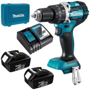 CORDLESS HAMMER DRILL MAKITA DHP484RFE 18V 13MM