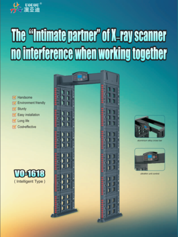 WALK THRUE METAL DETECTOR INTELLIGENT TYPE VO1618