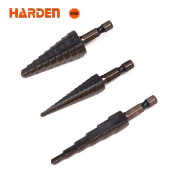 3Pcs Step Drill Bit Set 614173 Harden