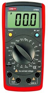 INDUCTANCE CAPACITANCE METER UT603 UNI-T