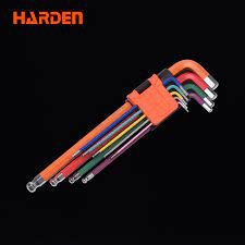 HEX KEY SET 9PCS INSULATED BALL LONG 540615 HARDEN
