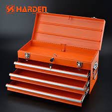 TOOL BOX 3 DRAWER CHEST 21``X9``X12`` 520204 HARDEN