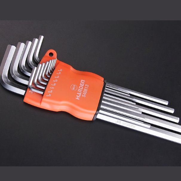 13Pcs Inch Long Hex Key Wrench 540613 Harden specification sheet