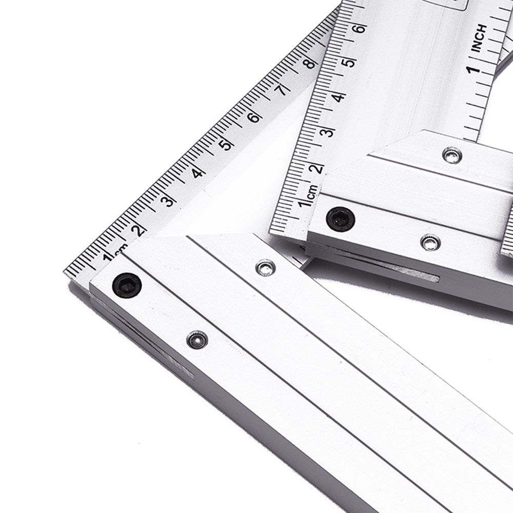 250MM - 300MM - 400MM Aluminium Try Square 580712 - 580713 - 580714 Harden - Image 2