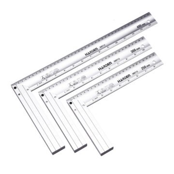 250MM - 300MM - 400MM Aluminium Try Square 580712 - 580713 - 580714 Harden