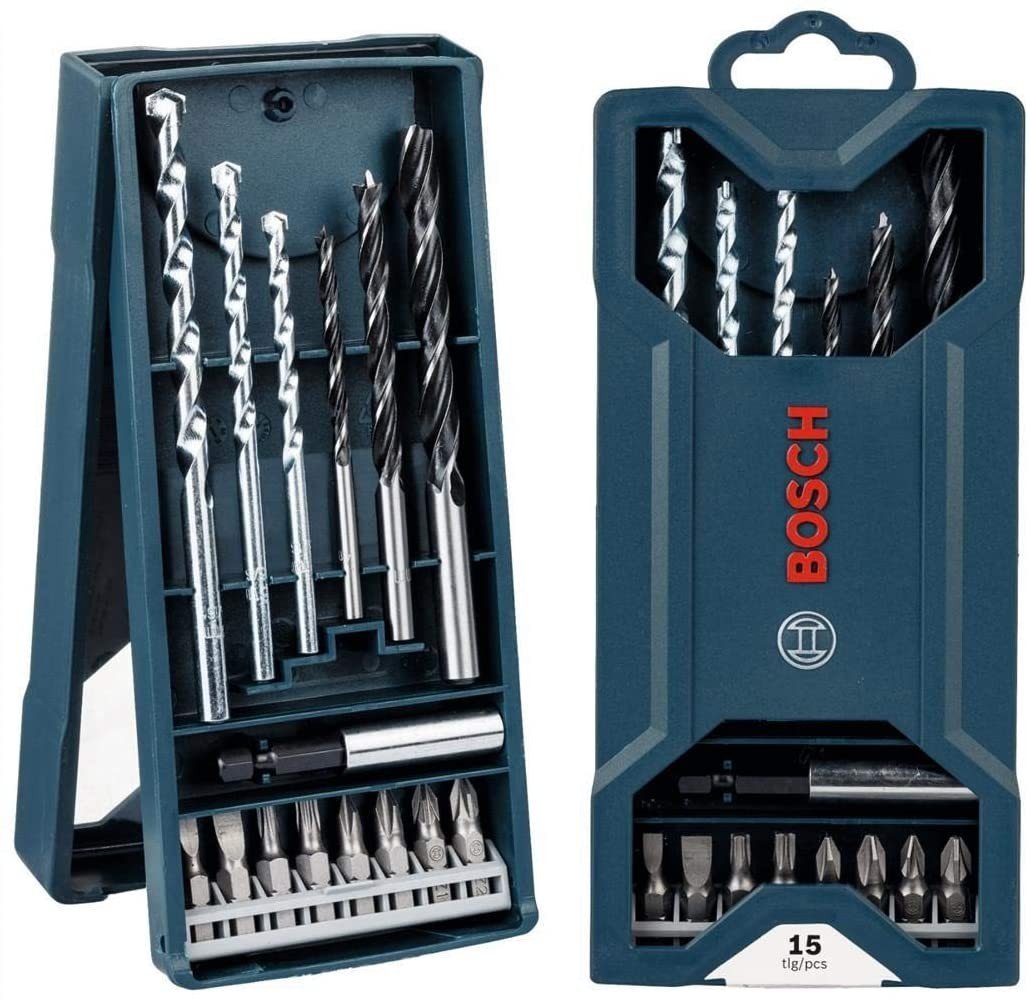 BOSCH 15pcs Mini X-Line Screwdriver Set 2607017408 specification sheet