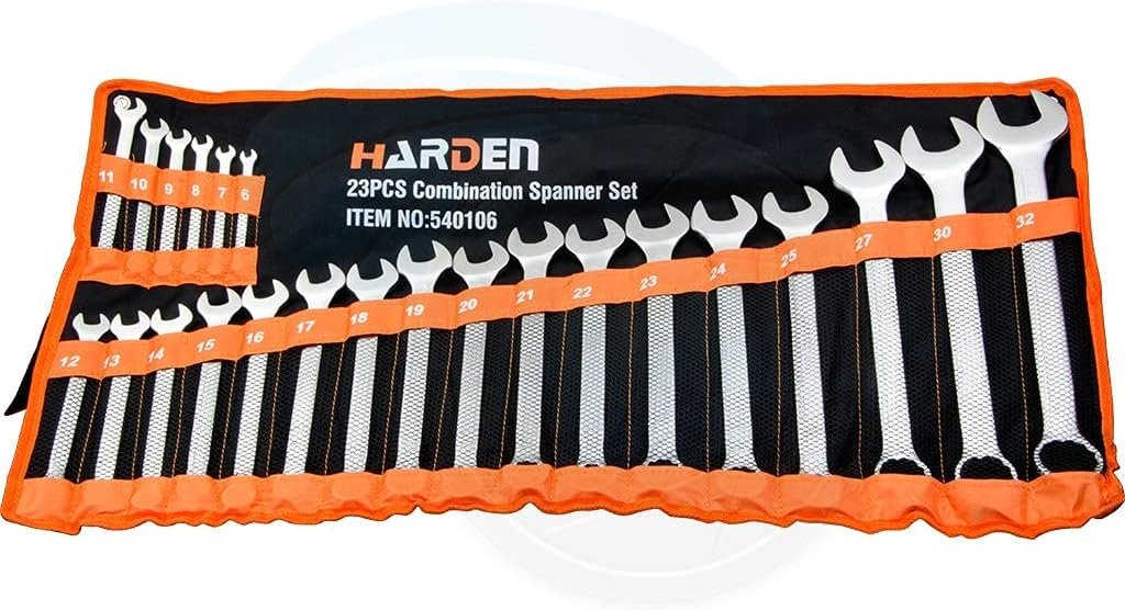 Combination Spanner Set 23Pcs 540106 Harden specification sheet