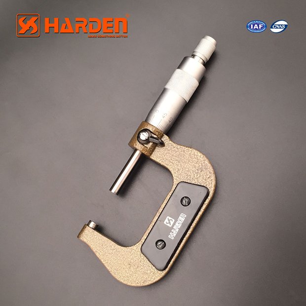 Microcalliper 0-25mm 580832 Harden specification sheet