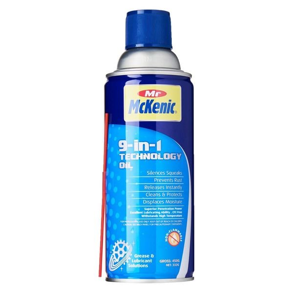 MR MCKENIC 9 in 1 TECHNOLOGY OIL specification sheet
